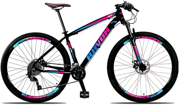 Bicicleta Aro 29 Ravok Alumínio 21v Freios a Disco com Suspensão