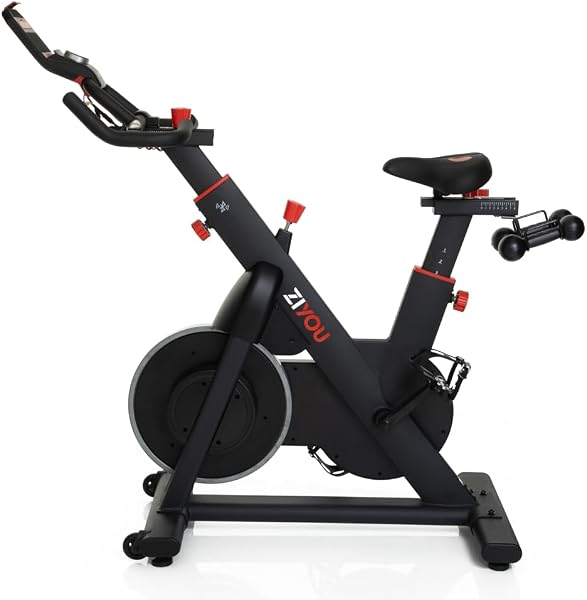 Bicicleta Spinning Ergométrica ZiYou 250-S Bluetooth Magnética 15kg até 140kg Silenciosa