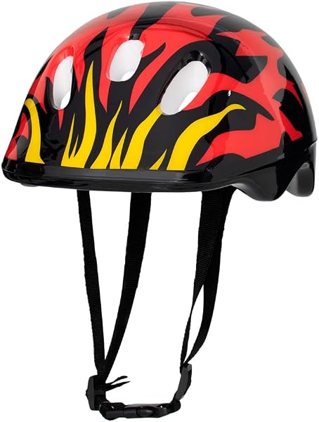 Capacete Infantil Chamas, Vermelho, Mimo Style